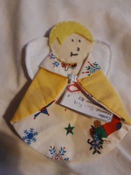 Weihnachtsengel gelb